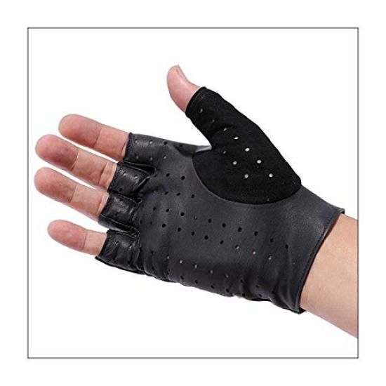 Motorimoda T4 Driving Black Gloves, Medium,