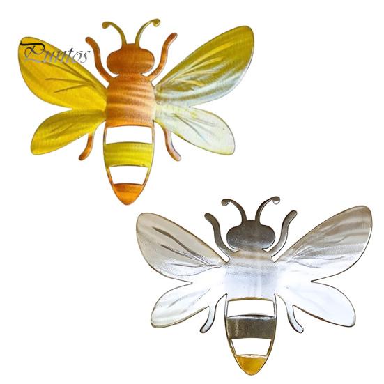 Металлическая пчела настенное украшение 3D пчела художественная работа настенная скульптура медоносная пчела внутреннее наружное украшение для двора сада дома фермерского дома