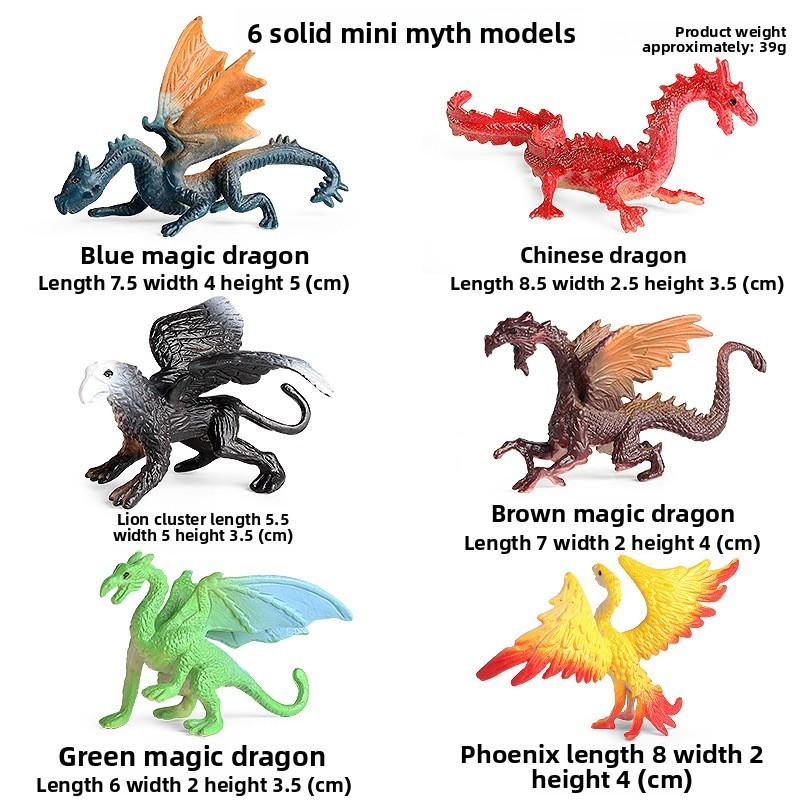 Dinosaur And Mythical Animal Collectible Figures With Highdetail Plastic For Kids
