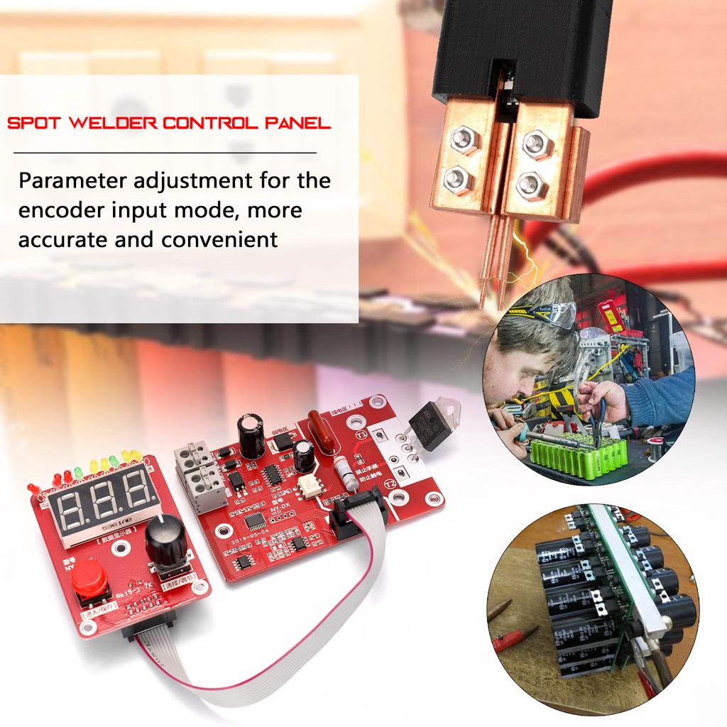 NY-D02 Двойной импульсный энкодер, плата управления контроллером точечной сварки времени и тока с регулируемой регулировкой