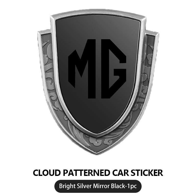 Car Metal Shield Emblem Side Fender Body Trunk Badge Stickers For MG Hector TF GT ZR 3 5 6 7 HS ZS GS RX5 RX8 qnw1