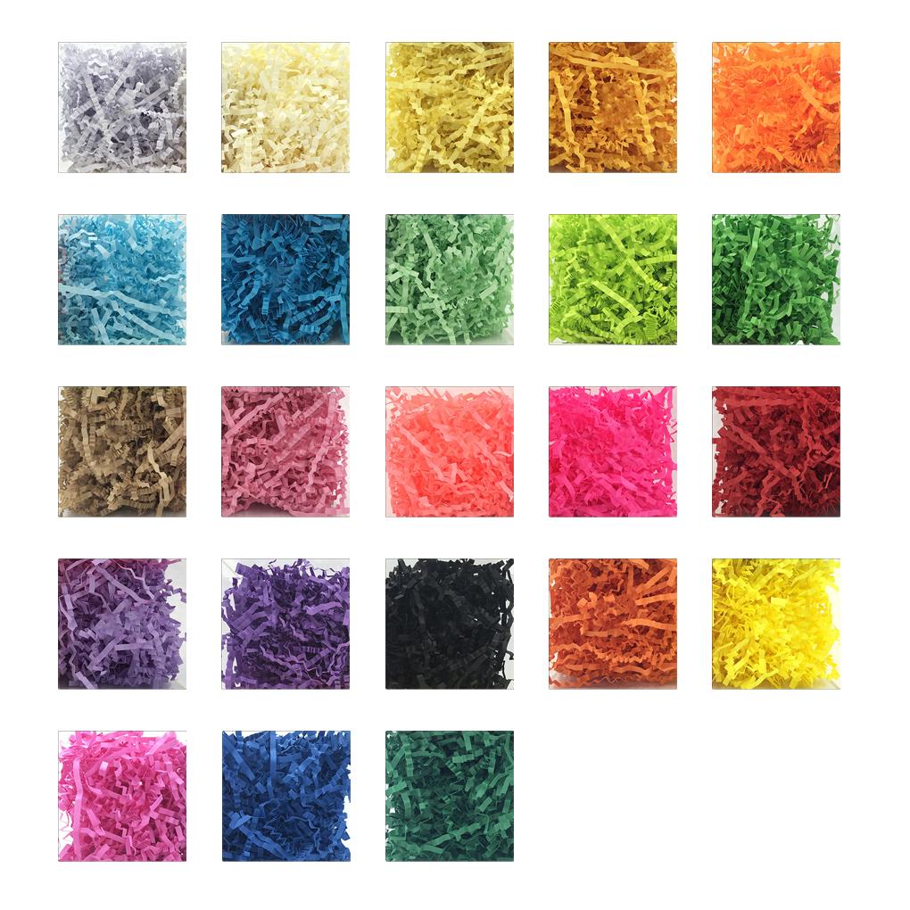 Raffia Grass Recyclable Shredded Paper Stuffing Perfect DIY Confetti Shockproof Filler Packaging Supplies for School Classroom