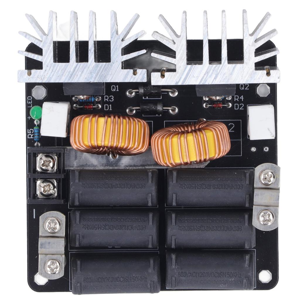 Induction Heating Module 1000W High Frequency Low Voltage ZVS Heater Board with Coil for DIY
