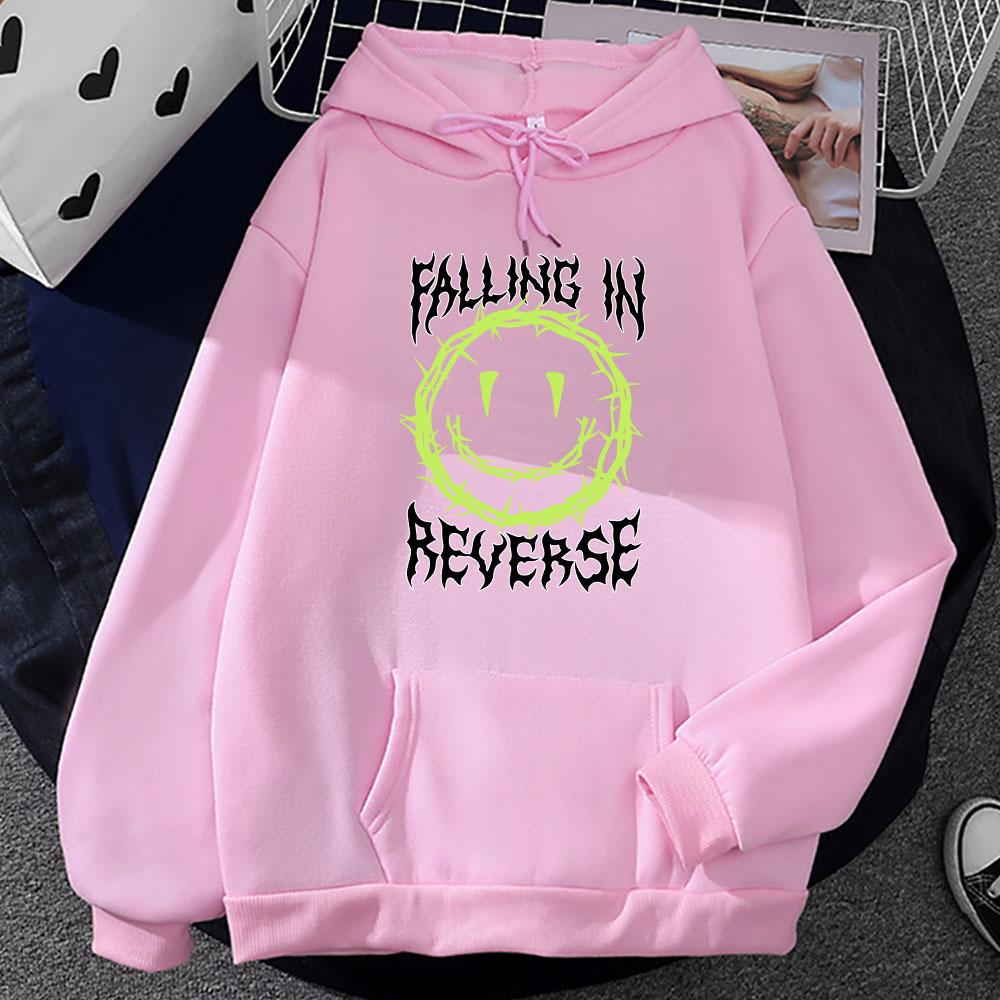 Falling in Reverse Популярные толстовки Monstour Унисекс Уличная одежда Тяжелый Металл Мода Толстовки Принтованная Одежда