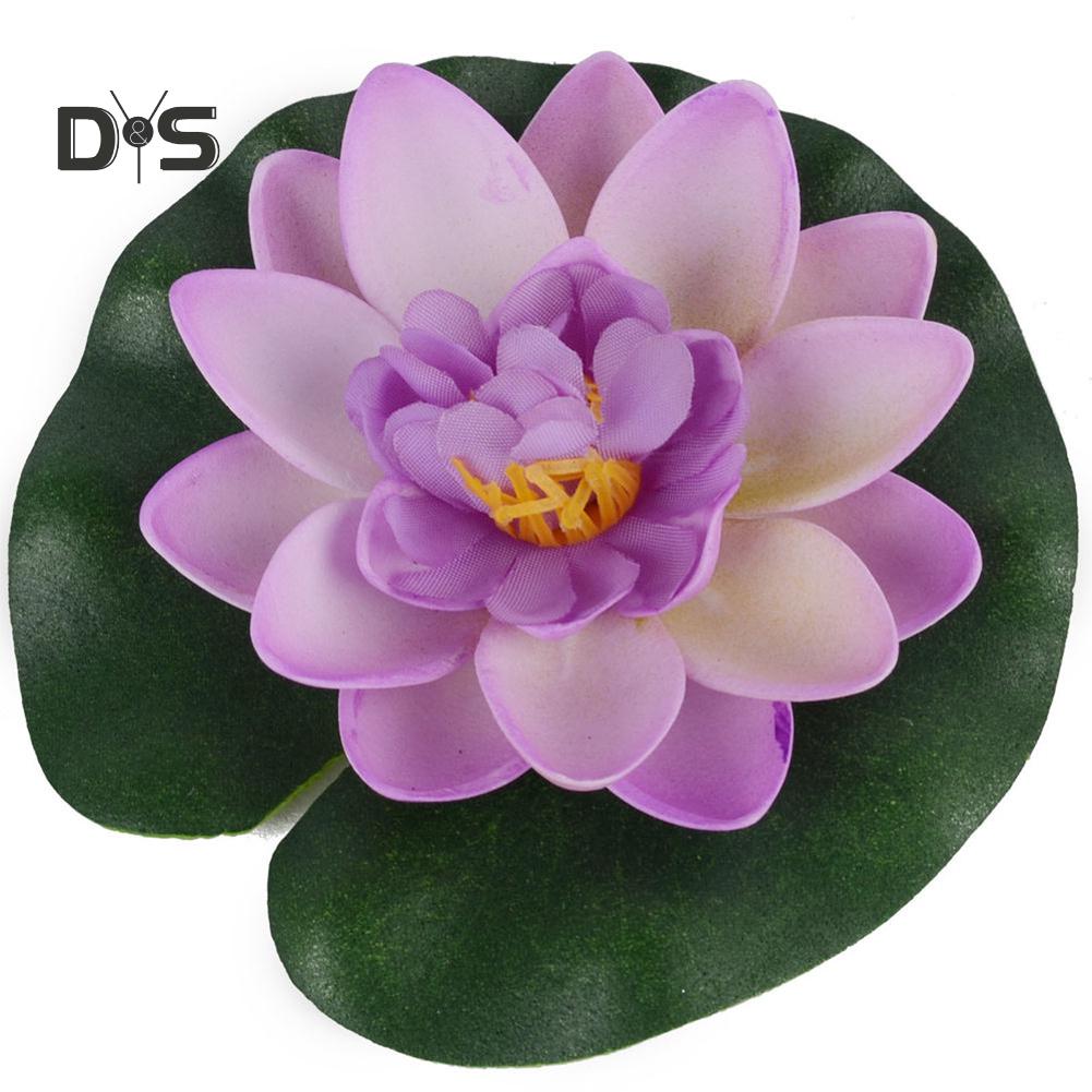 Щенок Город Искусственная Вода Плавающий Цветок Лотоса Домашний Двор Пруд Аквариум Декор