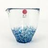 ADERIA Tsugaru Vidro Sake Hydrangea, изготовлено индивидуально, охлажденное саке, подарок на новоселье, небольшой подарок на пенсию, день рождения.