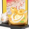 Seto Togeisha 2025 Zodiac Figurine Compact Snake Snake New Year Decoration Good Luck Gold and Silver Parent and Child Snake Shohogama 149