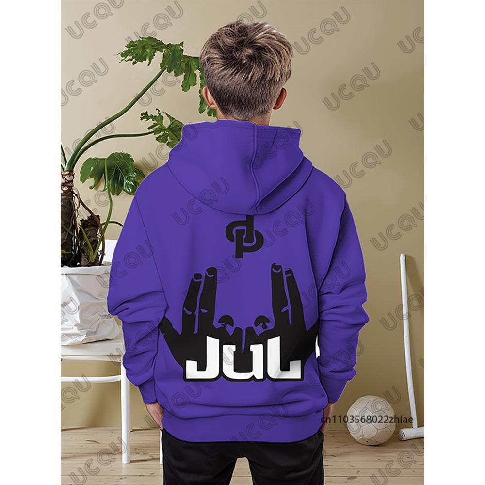 Spring Autumn Rapper JuL C'est Pas Des Lol 3D Print Children Hoodies Long Sleeve Sweatshirt Casual Pullover Kids/Adult Tops