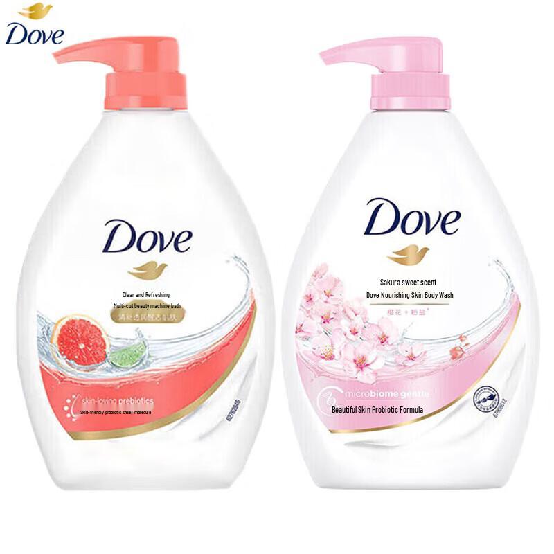 Dove Очищающий и восстанавливающий гель для душа с ароматом цветущей вишни