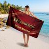 Kenworth Customized Name Text Beach Towel, Soft Absorbent Towel Beach Pool Travel Personal Gift