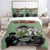 Gorillaz Digital Artistry Print 3Pcs Bedding Setduvet Cover With 2 Bedropillowcase Home Birthday Gift