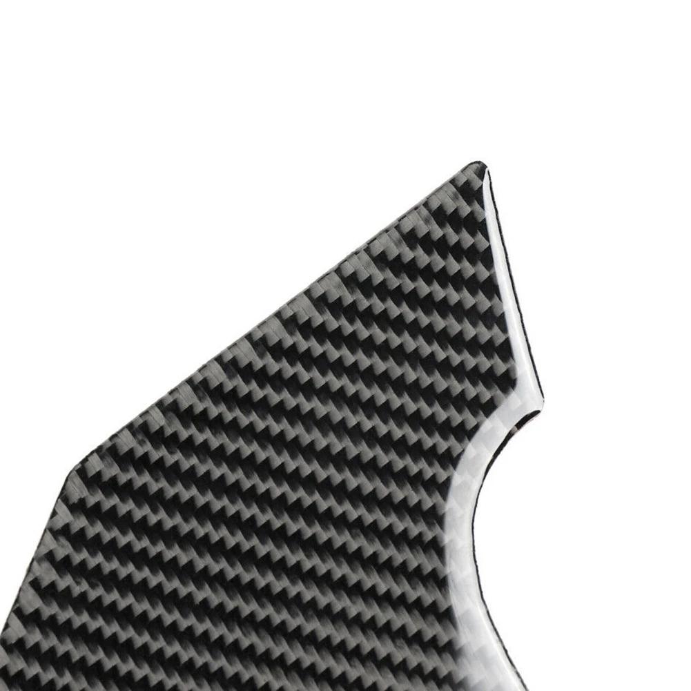 Car Interior Water Cup Holder Panel Trim Cover Carbon Fiber ABS For Infiniti Q50 2014 2015 2016 2017 2018  RHD