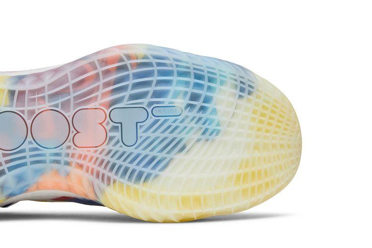 Мужские кроссовки adidas Harden Vol. 5 Futurenatural Облачно-белый Королевский синий Ярко-красный