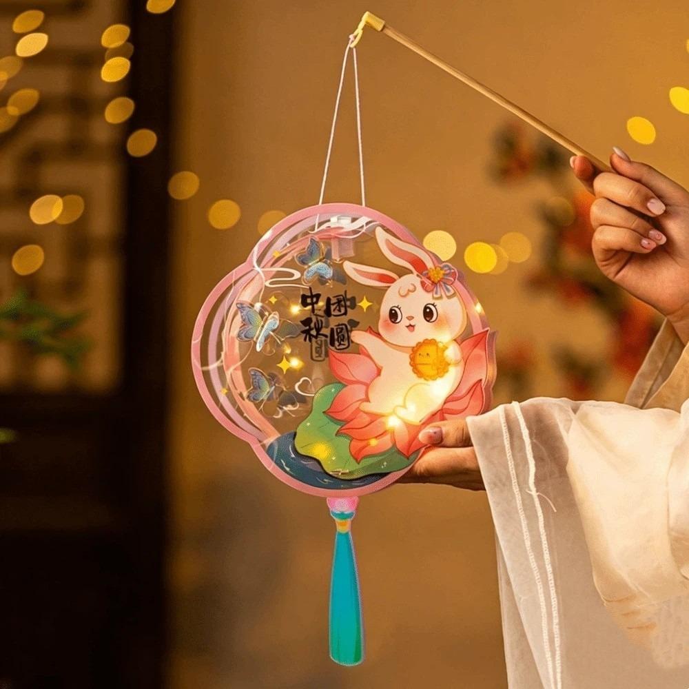 Glow In The Dark Rabbit Lantern Festive Lighting Glowing Lantern Mid-Autumn Festival