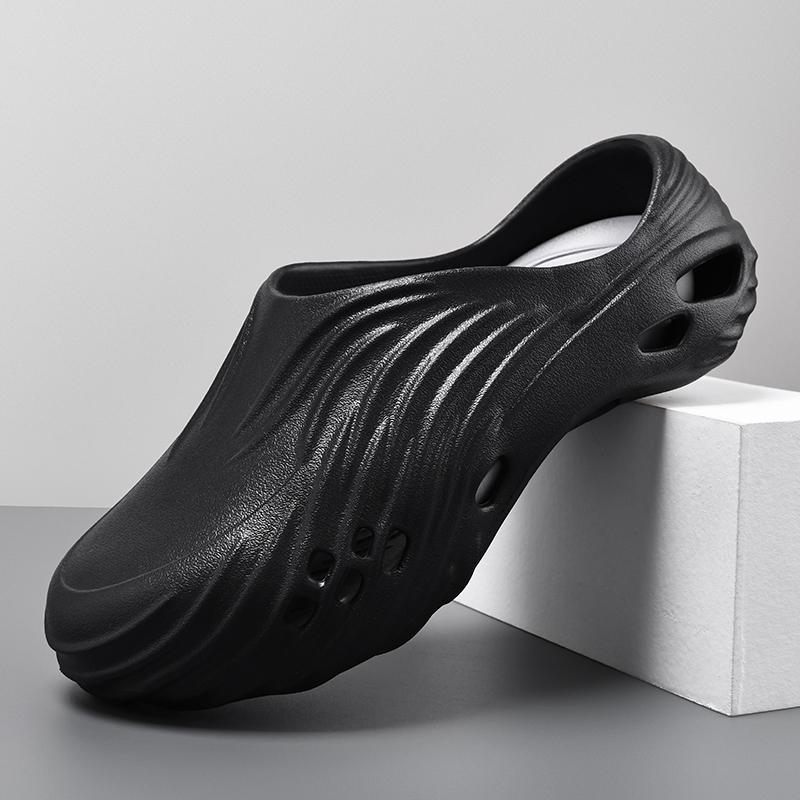 Summer Sandals Men's Blade Sandals Clogs Quick Dry Casual Home Slippers Hole Shoes Garden Shoes Beach Sandals Mules Bathroom Slippers