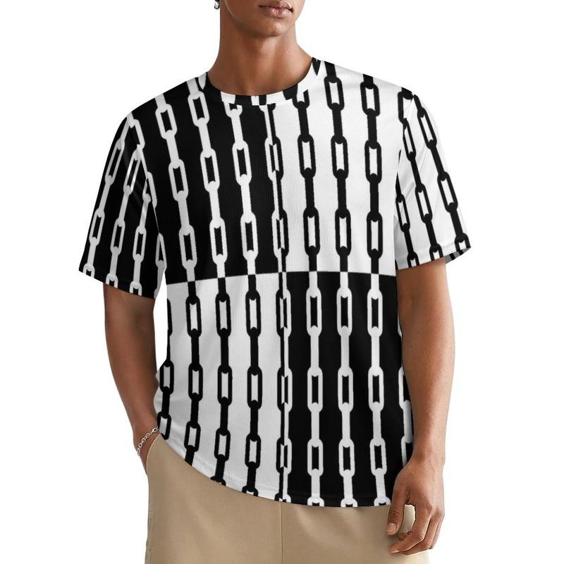 Двухцветная художественная детская взрослая футболка с принтом, летняя женская и мужская повседневная уличная, для девочки и мальчика, с коротким рукавом, топ