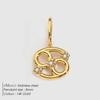 eManco Stainless Steel Star Zodiac Sign 12 Constellation Pendant Accessories for Necklace Women Man Jewelry Gifts