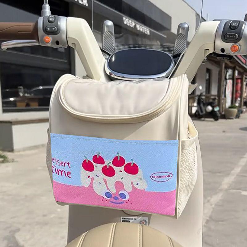 Waterproof Front Hanging Storage Bag for Electric Vehicles and Bicycles