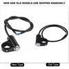 Motorcycle Push Start Button with Horn, Headlight, Brake, Fog Lights - 7/8" (22mm) Automatic Return with Green Light