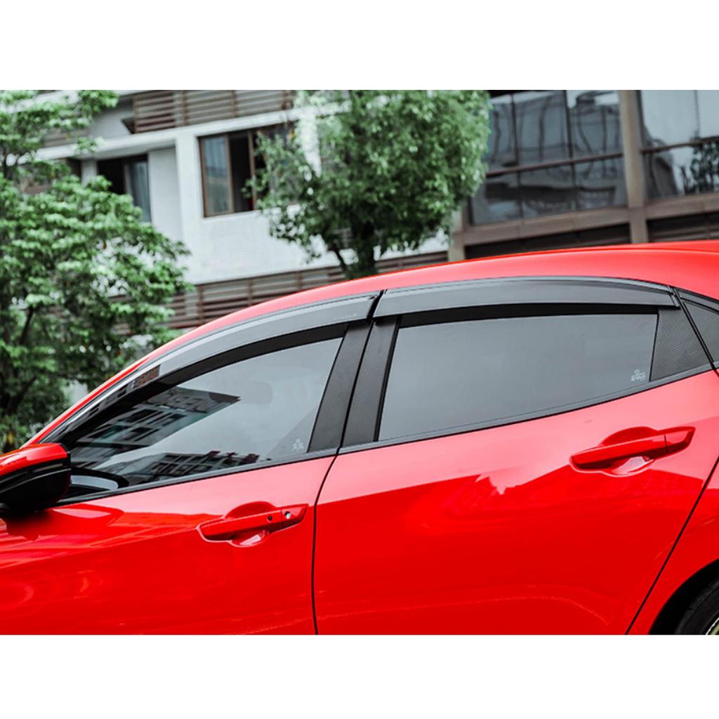 Дефлекторы окон Honda Civic: Подходит для Хэтчбека и Седана - Козырьки и Дефлекторы на Окна