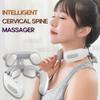 4-Head Cervical Spine Massager Strength Adjustment USB Rechargeable Intelligent Pulse Heating Neck