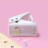 Cute Mini Single Hole Shape Punch For Planner Disc Ring DIY Paper Cutter Puncher Craft Machine Offices Stationery