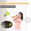 Solo Badminton Trainer Kids Adults Ceiling Mount Indoor Beginners Single Player Elastic Glowing