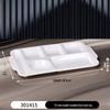 Коммерческий многосекционный поднос для еды из меламина