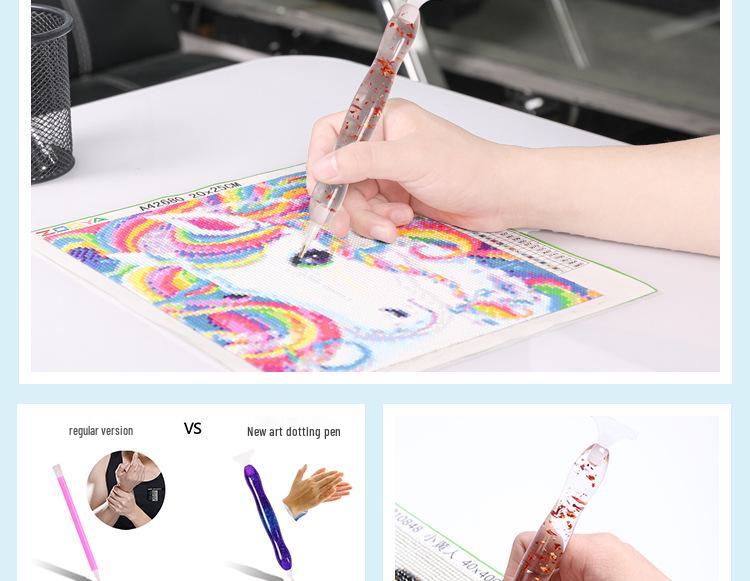Набор смоляных ручек с двумя наконечниками для 5D алмазной живописи - Инструмент для DIY рукоделия