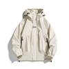Spring and Autumn Mountain Style Waterproof and Windproof Hooded Jackets for Men and Women, Casual and Versatile Outdoor Wear Trendy Jackets