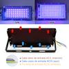 LED UV Floodlight 395nm 400nm 50W 100W 150W LED Stage Blacklight 220V Waterproof Ultraviolet Fluoresnt Party Stage Backlight
