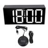 Loud Dual Alarm Clock 7.4 Inch Mirror LED 3 Modes Vibrating Alarm Clock with Bed Shaker Under Pillow for Heavy Sleepers