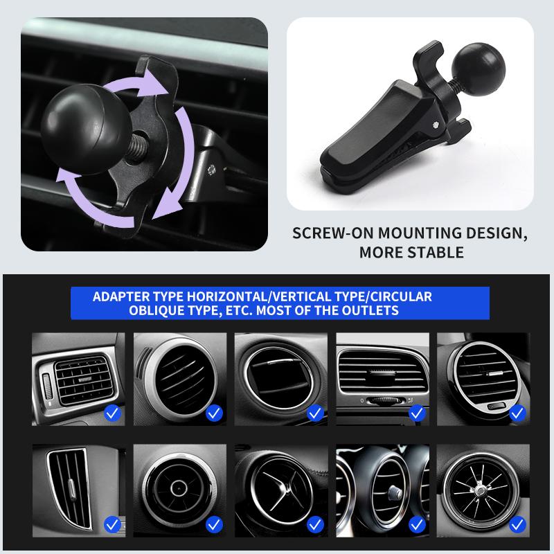 JUSK5 New 2025 Gravity Car Holder For Phone Air Vent Clip Mount Mobile Cell Stand For BMW M Power Sport M1 M3 M4 M5 M6 E90 F30 X4 X5 X