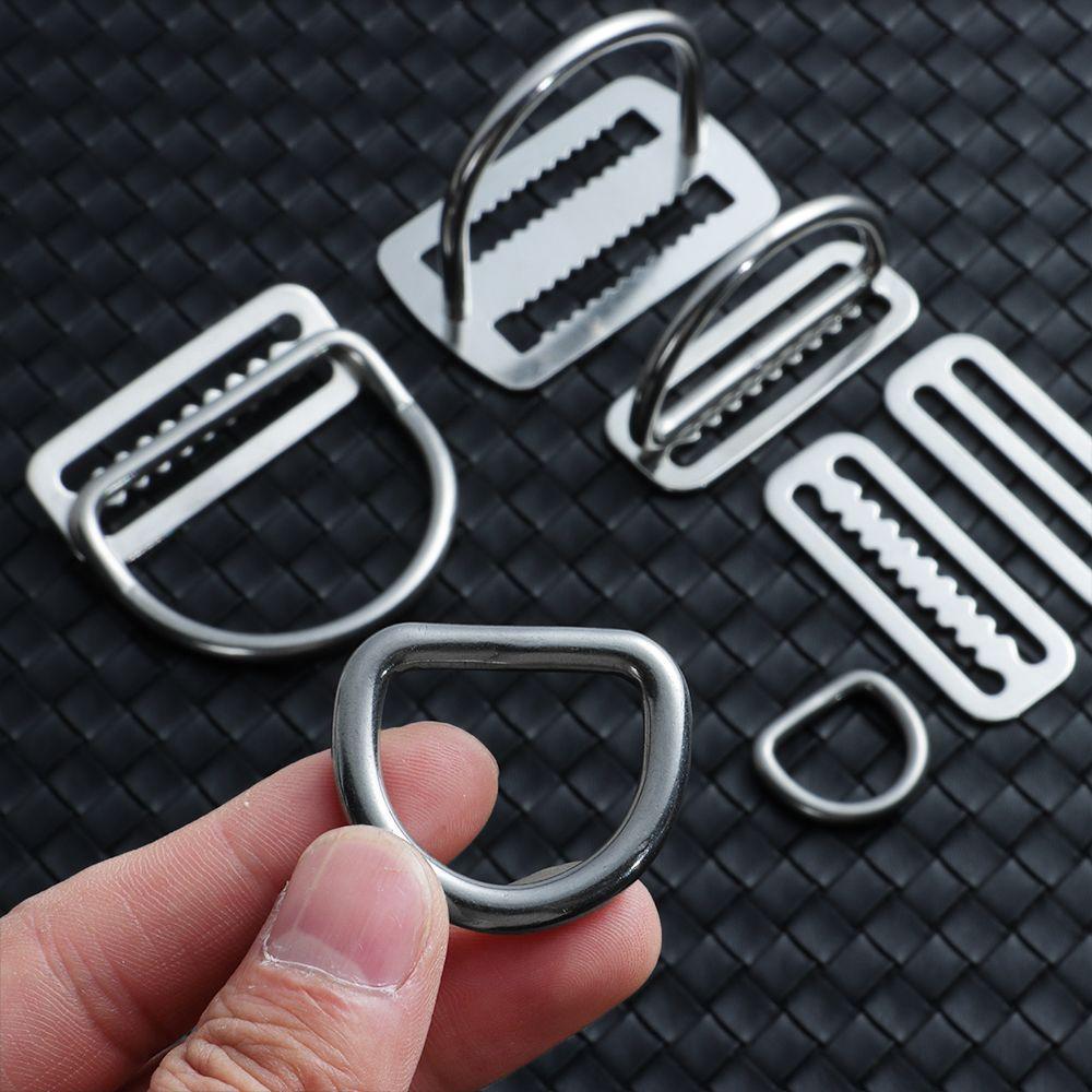 Ремень безопасности 2" из нержавеющей стали с D-образным кольцом для подводного плавания/дайвинга, фиксатор для ремней