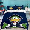 3PCS Duckula Bedding Set,Including 1pc Duvet Cover And 2pcs Pillowcases Perfect for Bedroom, Dormitory, Large size Fan Christmas gift