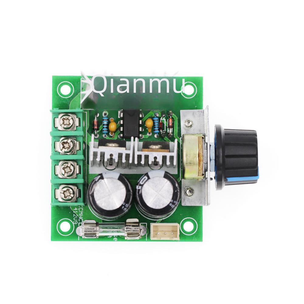 Высокоэффективный 12 В-40 В 10 А регулятор скорости двигателя постоянного тока с бесступенчатым переключателем управления ШИМ