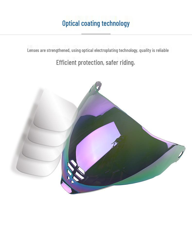 Ghost Face Motorcycle Windshield Visor for Icon Airflite C06 Helmet (Day/Night)