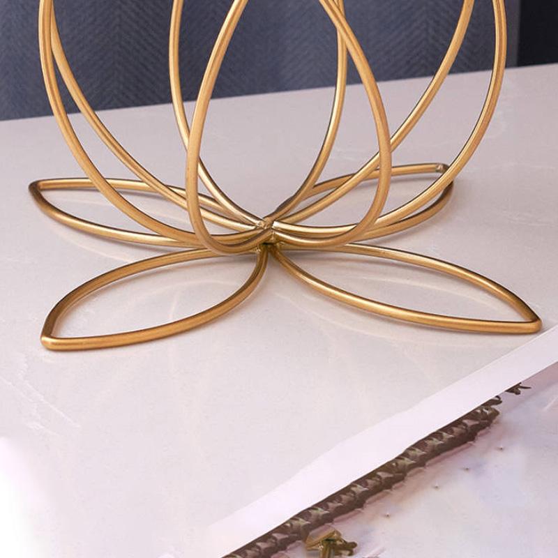 1 шт. реквизит для ужина при свечах, романтический, устойчивый к ржавчине, элегантный, многоголовый, золотой, железный подсвечник, украшение стола, подсвечники