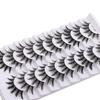 10 Pairs Natural Long False Eyelashes Fluffy Manga Lashes Fake Lashes  Eye Makeup Tool