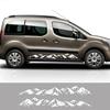 Наклейки на боковую дверь автомобиля для Citroen Berlingo K9 XL Автодом Аксессуары для тюнинга Авто Графика Горный стиль Виниловые Декоративные наклейки