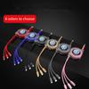 OBTLU1 New 3 In 1 Micro USB Type C Charging Cable Multi Charger For VW Volkswagen Golf Polo Passat Touran Accessories