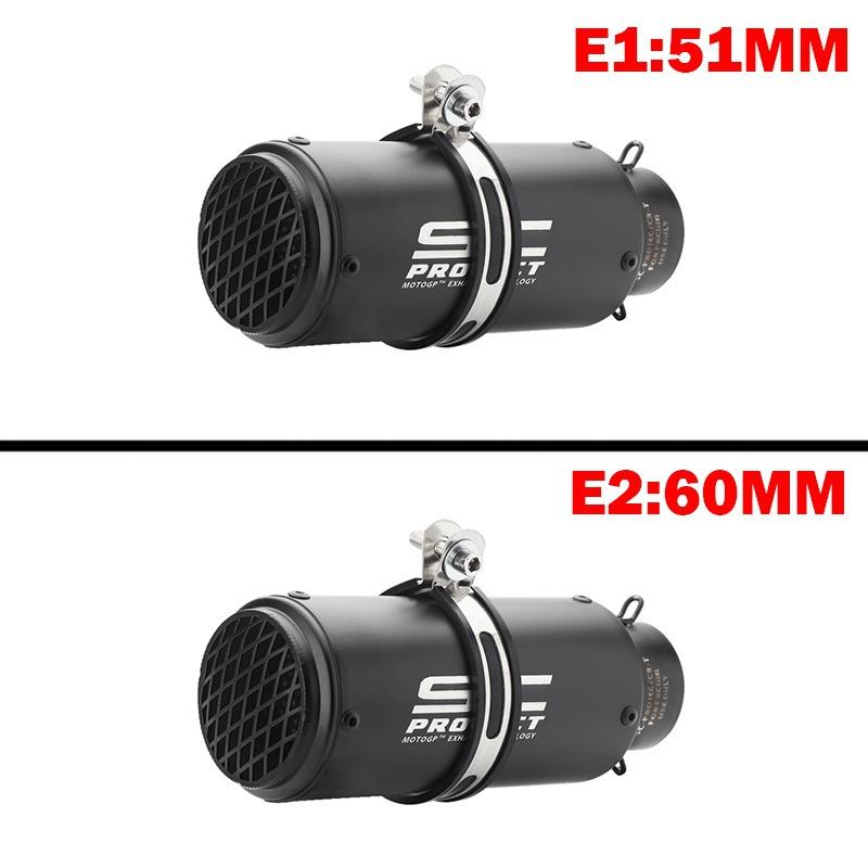 10 стилей, высокое качество, SC PROJECT, внутренний диаметр 51 мм/60 мм, выхлопная трубка мотоцикла, съемная трубка глушителя DB Killer, мотоцикл MTB ATV