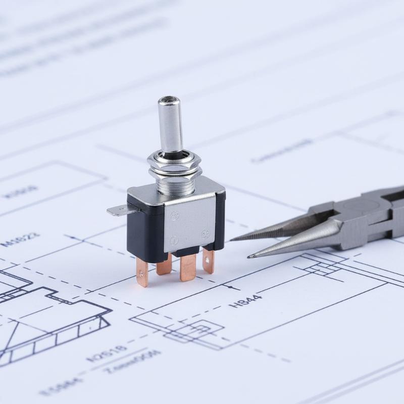 Durable Toggle Switch SPST On Off with Safety Cap Cover For Car Boat Truck Efficient Power Control