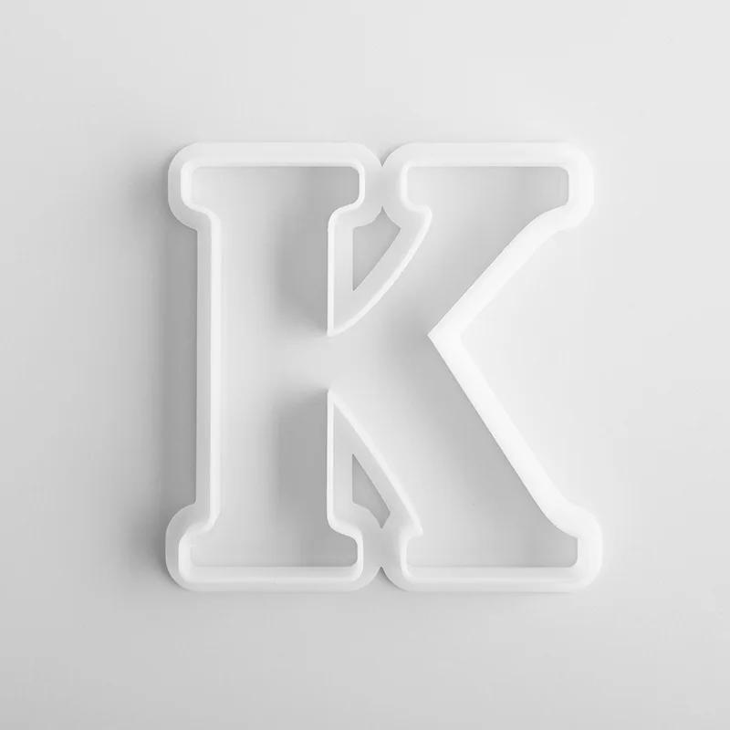 "A-Z" Английские Буквы Инструменты для Украшения Торта Большие Алфавиты День Рождения Свадебный Торт Форма для Печенья DIY Мастика Кондитерская Вырубка для Печенья