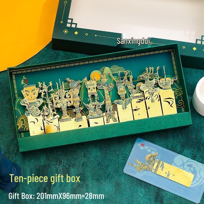 JINGRUIXIANG Металлические закладки Саньсиндуй