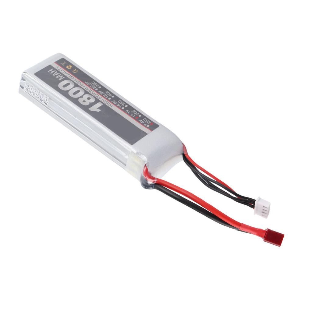 Аккумуляторная батарея LiPo 11,1 В 3S 1800 мАч 25C перезаряжаемая LiPo батарея для радиоуправляемых машин, самолетов, самолетов