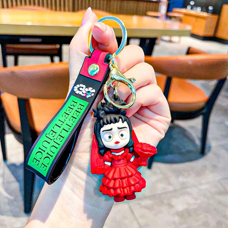 Charming Cartoon Bubble Mart Keychain Unique Gift For Halloween And Special Occasions