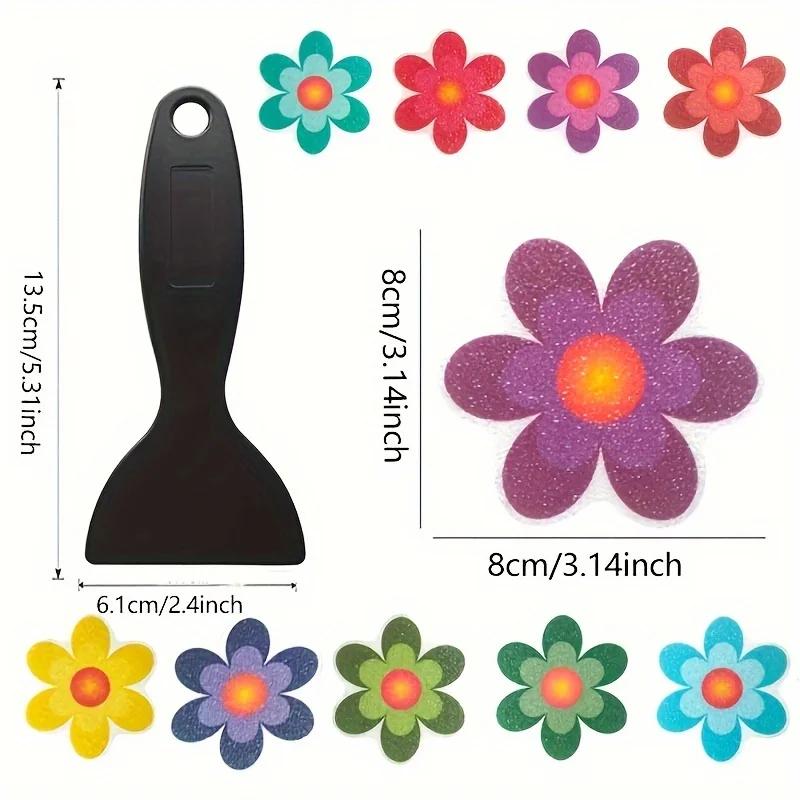 10 шт. Наклейки с мультяшным рисунком для ванной, противоскользящий коврик для лестницы, пола, из ЭПДМ, самоклеящиеся противоскользящие наклейки для детской комнаты