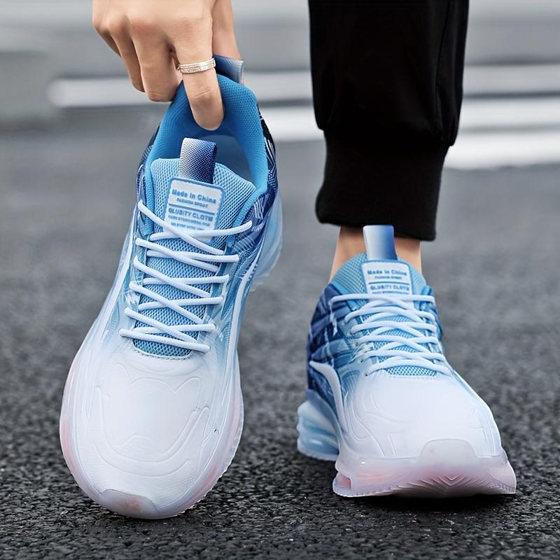 Men's Comfortable Running Shoes - Shock-absorbing, Non Slip, Breathable, Lace Up, Durable Outsole, Suitable for Outdoor Activities and Casual Shoes