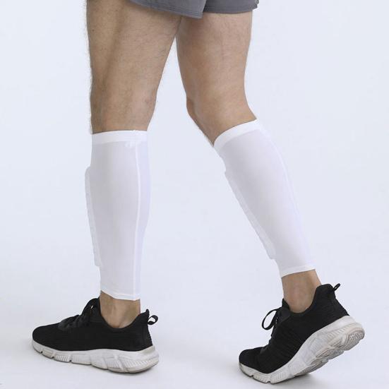 Футбольные рукава для защиты голени, компрессионные рукава для икр с сотовыми вставками, защита ног для футбола